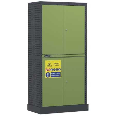 Armadio per fitosanitari, pesticidi e prodotti chimici con vasca stagna esterna 391A02 Fami
