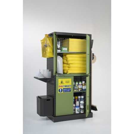 Armadio per fitosanitari, pesticidi e prodotti chimici con vasca stagna esterna 391A02 Fami