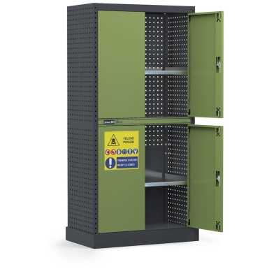 Armadio per fitosanitari, pesticidi e prodotti chimici con vasca stagna esterna 391A02 Fami