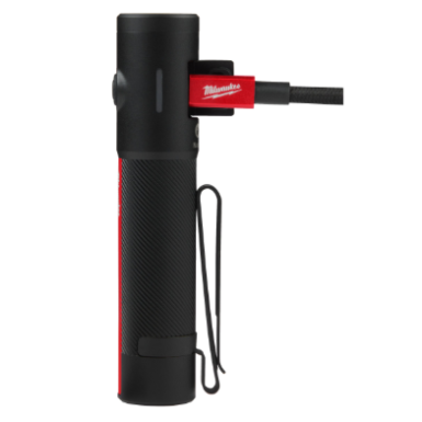 Torcia compatta 500L con batteria interna ricaricabile USB IR FL500