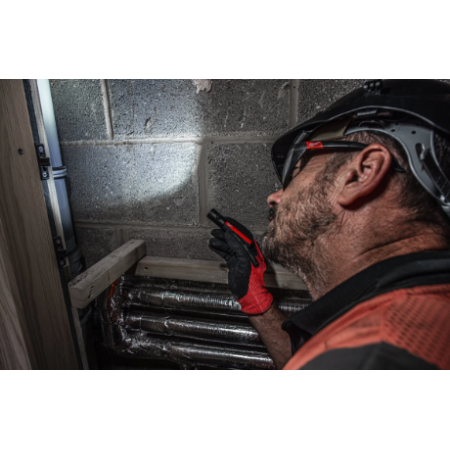 Torcia compatta 500L con batteria interna ricaricabile USB IR FL500