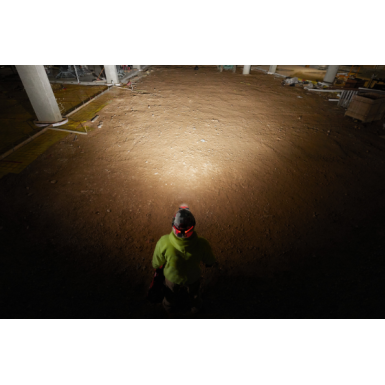 Lampada frontale 600L ad alta visibilità per elmetti ricaricabile con USB L4 HL-VIS-301