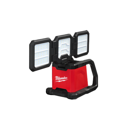 Faro LED da cantiere M18™ con 3 teste multidirezionali batteria/corrente M18 MDTL-0