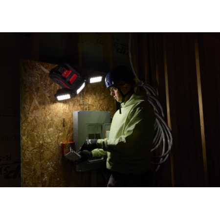 Faro LED da cantiere M18™ con 3 teste multidirezionali batteria/corrente M18 MDTL-0