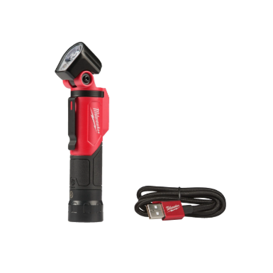 Torcia compatta 500L ruotabile ricaricabile con USB L4 PWL-301