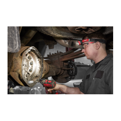 Lampada frontale 450L con batteria interna ricaricabile con USB IR HL450