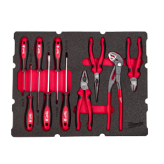 PACKOUT™ termoformato set giraviti e pinze - 10 pezzi