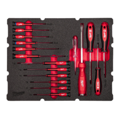 PACKOUT™ termoformato set giraviti di precisione - 17 pezzi