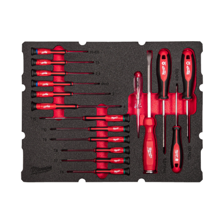 PACKOUT™ termoformato set giraviti di precisione - 17 pezzi
