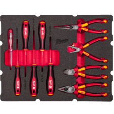 PACKOUT™ termoformato set utensili isolati 1.000V - 10 pz