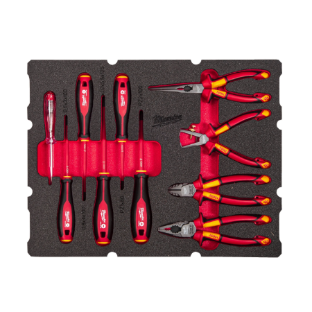 PACKOUT™ termoformato set utensili isolati 1.000V - 10 pz