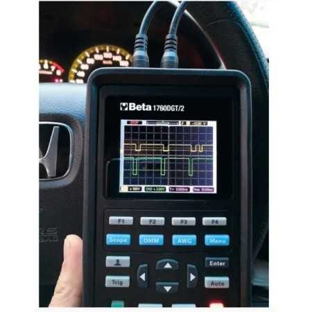 Multimetro Digitale Automotive Portatile Con Oscilloscopio A 2 Canali E Generatore D'onda - Beta 1760DGT/2