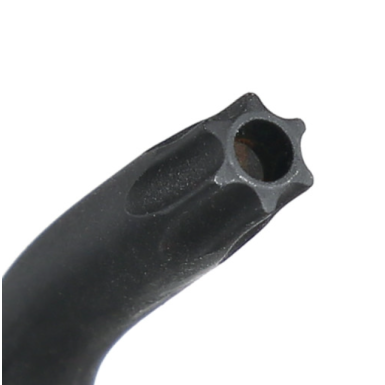 Serie di 8 chiavi maschio piegate con un'estremità sferica, modello lungo 97BRTXL/SC8