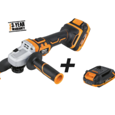 Kit 20V smerigliatrice angolare + batteria 2Ah 1986/K20-4AH+2AH