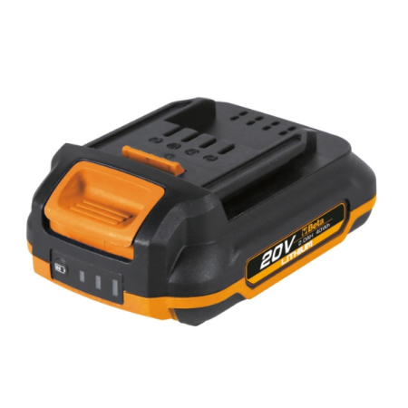 Kit 20V smerigliatrice angolare + batteria 2Ah 1986/K20-4AH+2AH