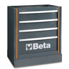 Modulo fisso con 4 cassetti per arredo officina C55M4