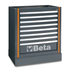 Modulo fisso con 8 cassetti per arredo officina M55M8