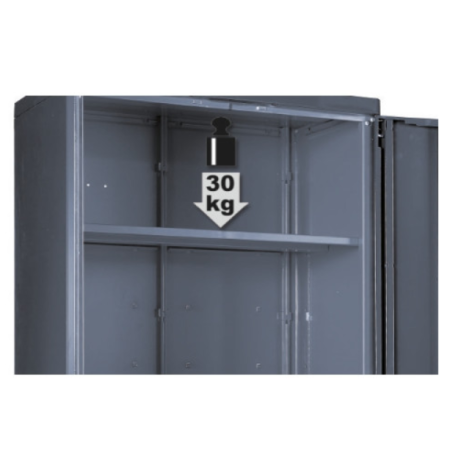 Armadio in lamiera a un'anta per arredo officina RSC55 C55A1