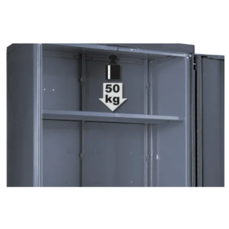 Armadio in lamiera a 2 ante per arredo officina RSC55 C55A2