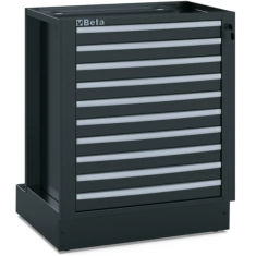Modulo fisso con 10 cassetti per arredo officina RSC50 2.0 M10