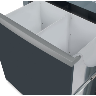 Modulo fisso per rifiuti differenziati per arredo officina RSC50 2.0 CS