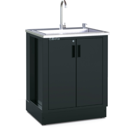 Modulo fisso con lavandino integrato per arredo officina RSC50 2.0 ML