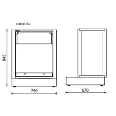 Modulo fisso di distribuzione olio per arredo officina RSC50 2.0 MD0 2