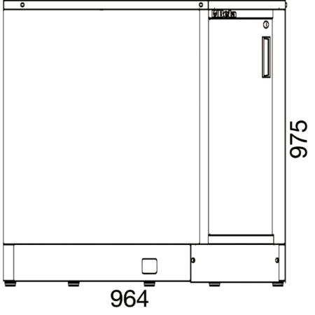 Modulo inferiore angolare per arredo officina RSC50 2.0 KNAI-X