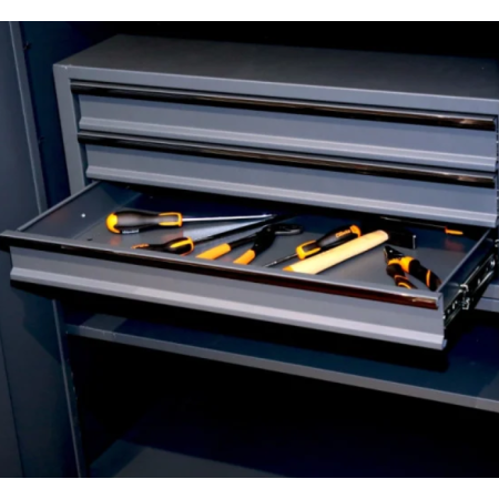 Armadio in lamiera a 2 ante con 3 cassetti per arredo officina RSC50 2.0 A2/3C