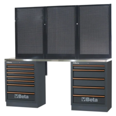 Combinazione banchi arredo officina C45PRO 2.0 BPX-2,0