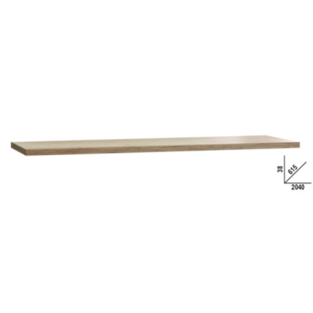 Piano di lavoro in legno multistrato 2040x615 mm C45PRO 2.0 PWE/3-2,0MT