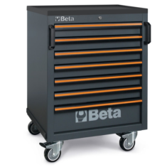Cassettiera mobile con 7 cassetti per arredo officina C45PRO 2.0 C7