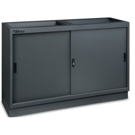 Modulo fisso da 1360 mm con 2 ante in lamiera per arredo officina C45PRO 2.0 MAL