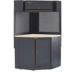 Angolo completo autoportante per arredo officina C45PRO 2.0 CORNER/W