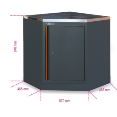 Modulo inferiore angolare per arredo officina C45PRO 2.0 CAI/X 2