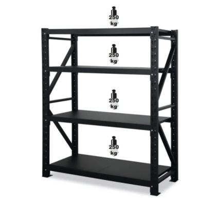 Scaffalatura ampia campata con 4 ripiani C45PRO 2.0  S4CB