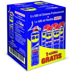 WD-40 SPRAY DOPPIA AZIONE 5x500ML+1 400ML Flexibile