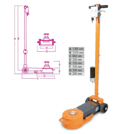 Sollevatore oleopneumatico 60-30-15T 3067/60-15T