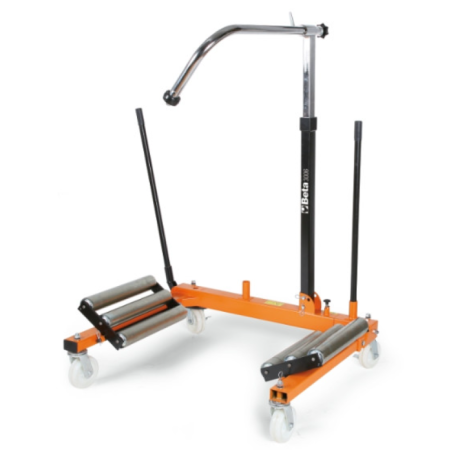 Sollevatore e posizionatore ruote trattori ed escavatori 3006