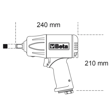 Avvitatore reversibile in materiale composito 1928P