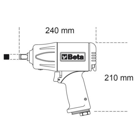 Avvitatore reversibile in materiale composito 1928P