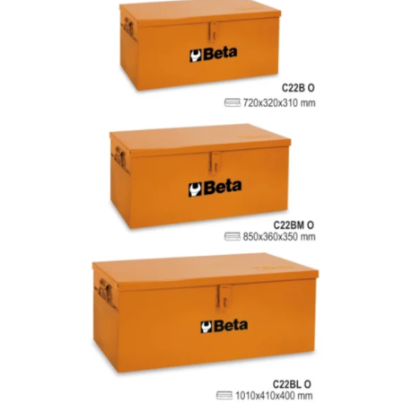 Baule portautensili in lamiera C22BL-O