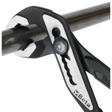 Pinza regolabile fosfatata a cerniera sovrapposta con manici in PVC 1044N 250