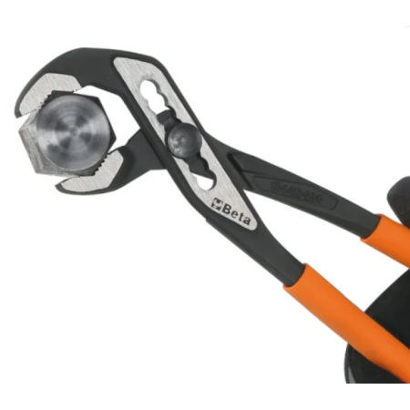 Pinza regolabile fosfatata a cerniera sovrapposta con manici in PVC 1044N 250