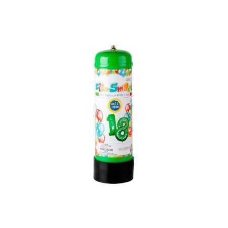 Bombola Elio (He) 110bar M10X1 -950ml + erogatore