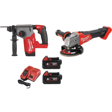 KIT 18V TASSELLATORE+SMERIGLIATRICE M18 FPP2BF-552X