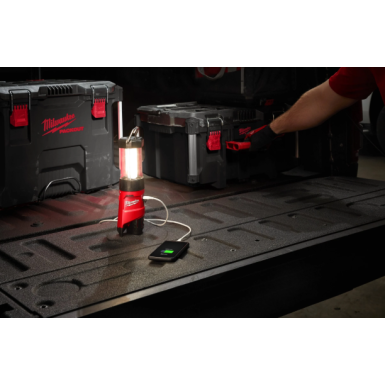 Lanterna M12 LL-0 12V con presa USB per ricarica 400 lumen