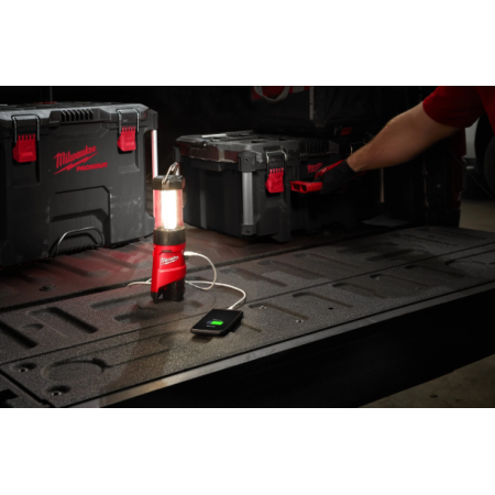 Lanterna M12 LL-0 12V con presa USB per ricarica 400 lumen