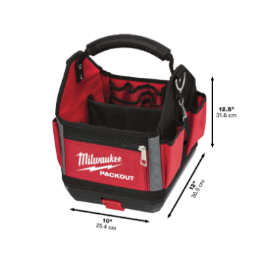 Borsa aperta porta utensili Milwaukee PACKOUT 250x280x320mm