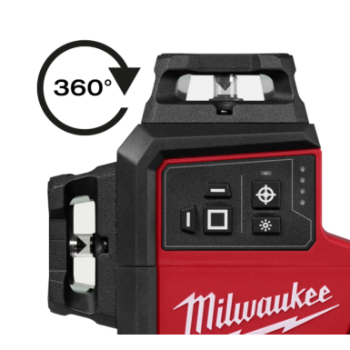 Laser lineare Verde M12™ a 3 linee 360° con auto allineamento M12 A3PLO-401C